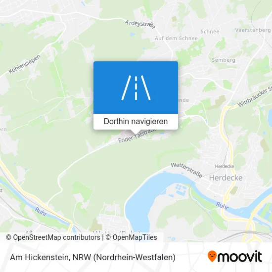 Am Hickenstein Karte