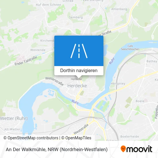 An Der Walkmühle Karte