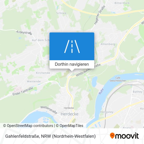 Gahlenfeldstraße Karte