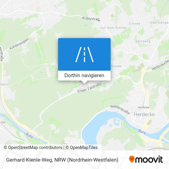 Gerhard-Kienle-Weg Karte