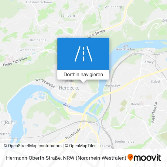 Hermann-Oberth-Straße Karte