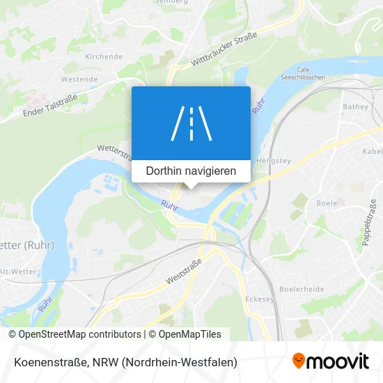 Koenenstraße Karte