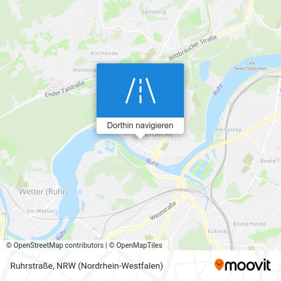 Ruhrstraße Karte