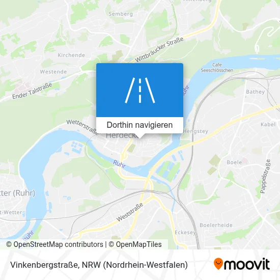 Vinkenbergstraße Karte