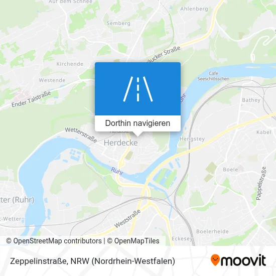 Zeppelinstraße Karte