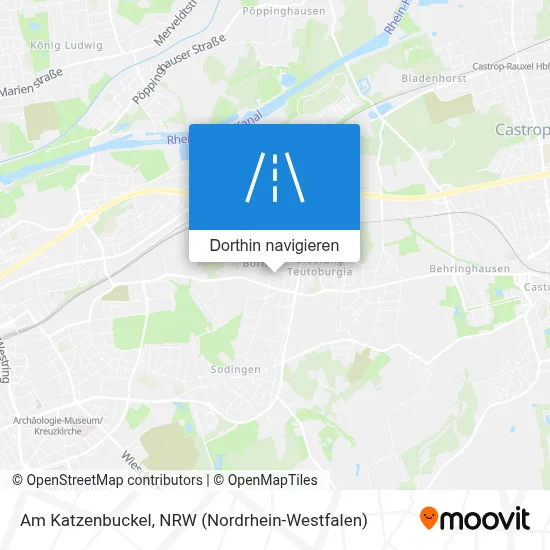 Am Katzenbuckel Karte