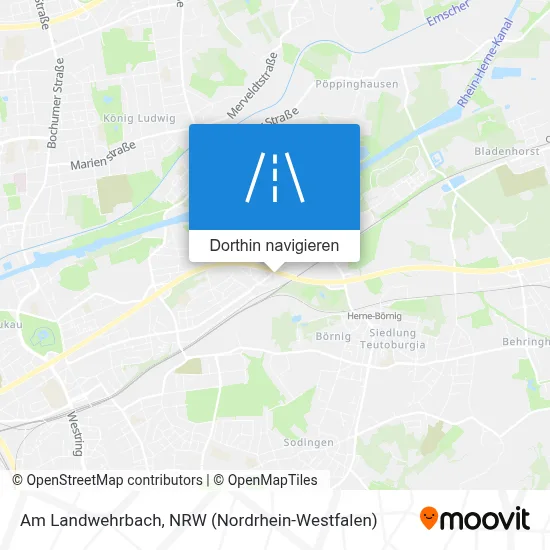 Am Landwehrbach Karte