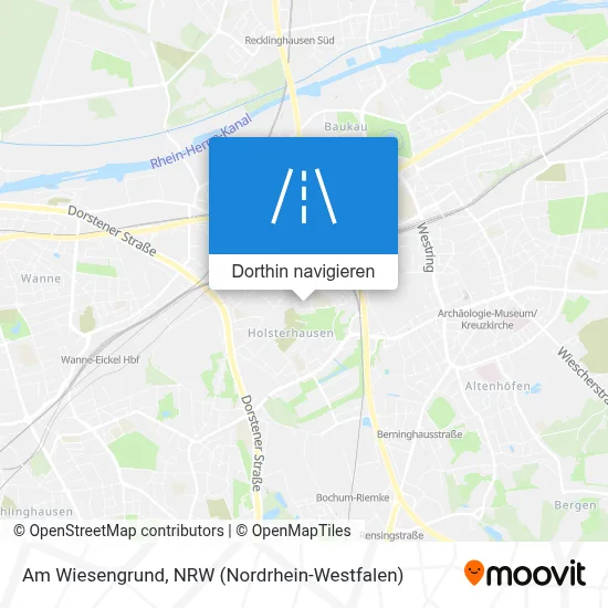 Am Wiesengrund Karte