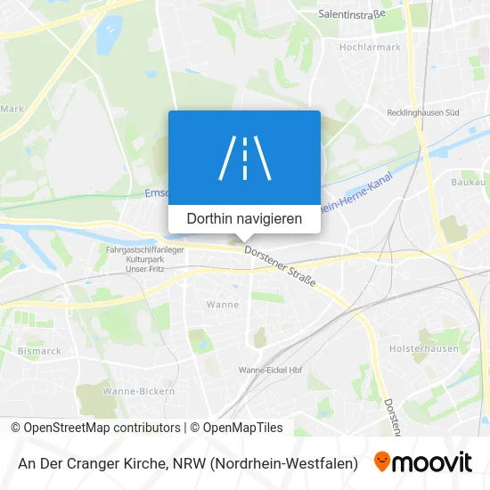 An Der Cranger Kirche Karte