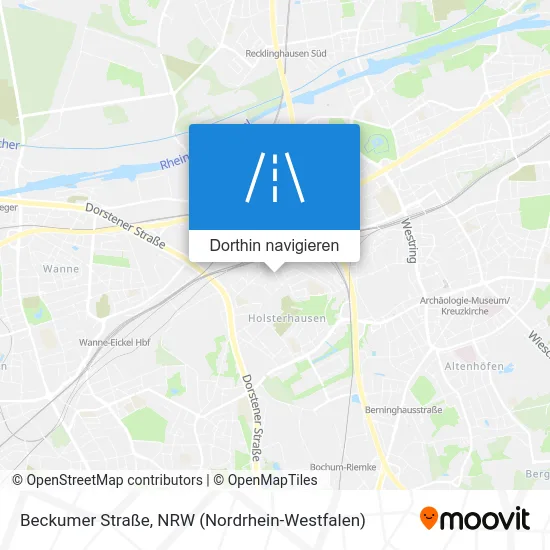 Beckumer Straße Karte