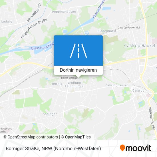 Börniger Straße Karte
