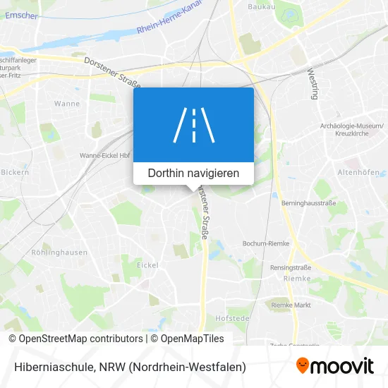 Hiberniaschule Karte