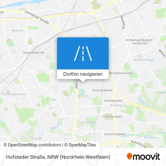 Hofsteder Straße Karte