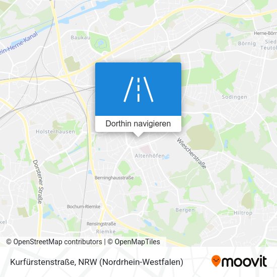 Kurfürstenstraße Karte