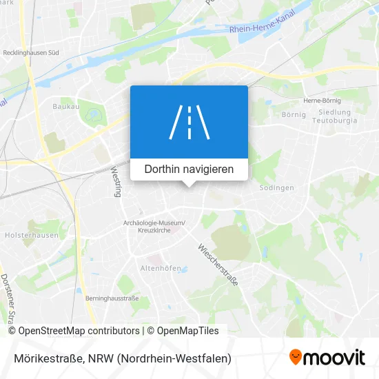 Mörikestraße Karte