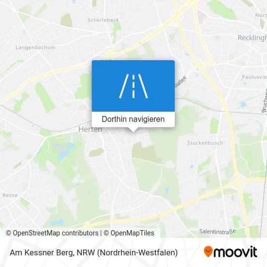 Am Kessner Berg Karte