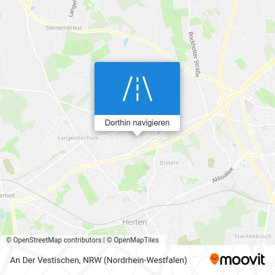 An Der Vestischen Karte