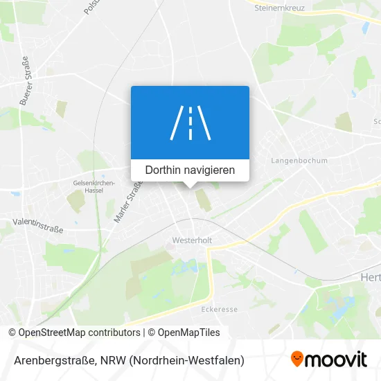 Arenbergstraße Karte