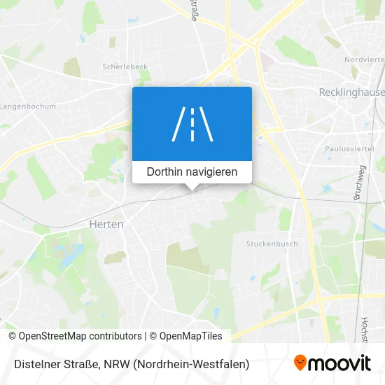 Distelner Straße Karte