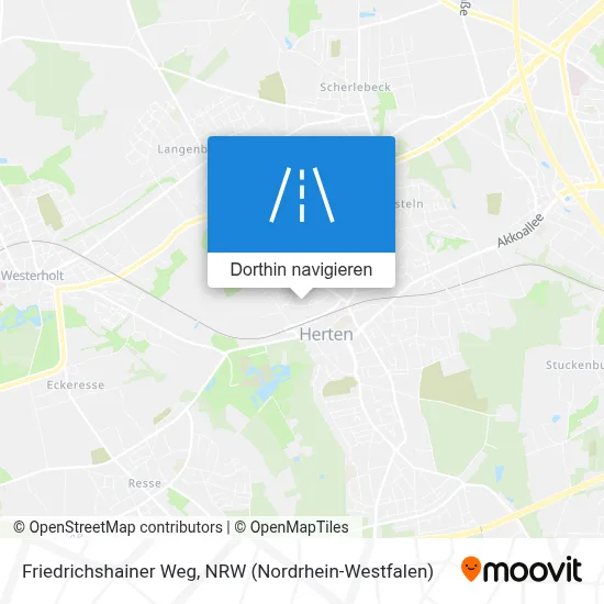 Friedrichshainer Weg Karte