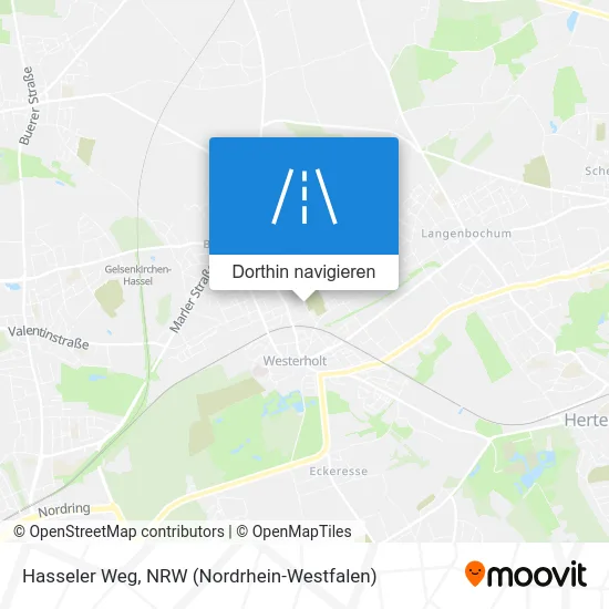 Hasseler Weg Karte