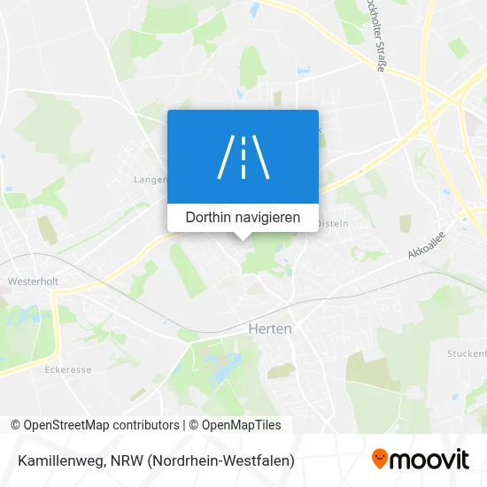 Kamillenweg Karte