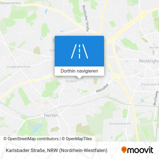 Karlsbader Straße Karte