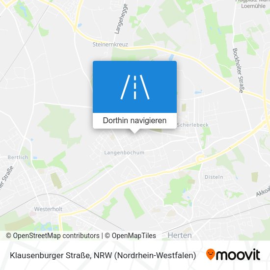 Klausenburger Straße Karte