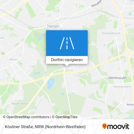 Kösliner Straße Karte