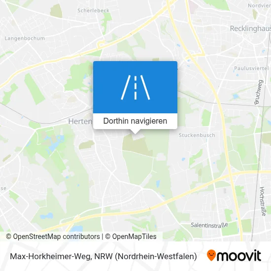 Max-Horkheimer-Weg Karte