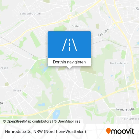 Nimrodstraße Karte