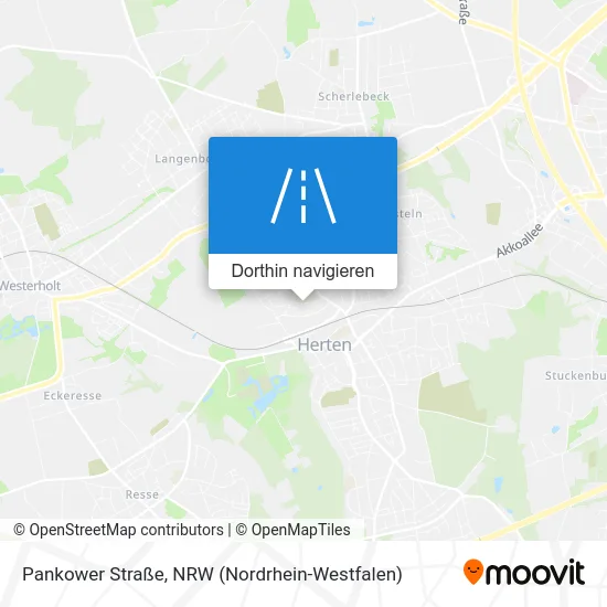 Pankower Straße Karte