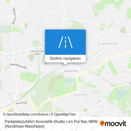 Parkplatzzufahrt Kosmetik-Studio Lim Pui Nai Karte