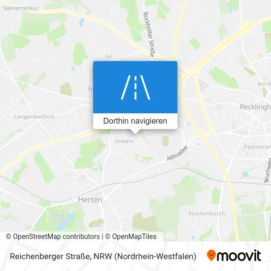 Reichenberger Straße Karte