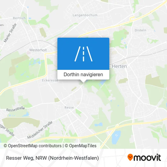 Resser Weg Karte