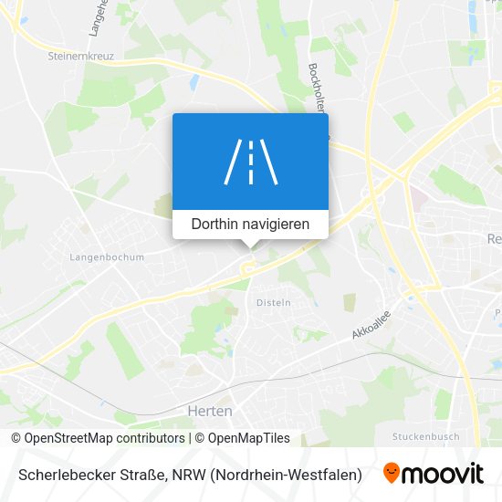 Scherlebecker Straße Karte
