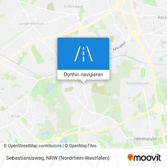 Sebastianusweg Karte