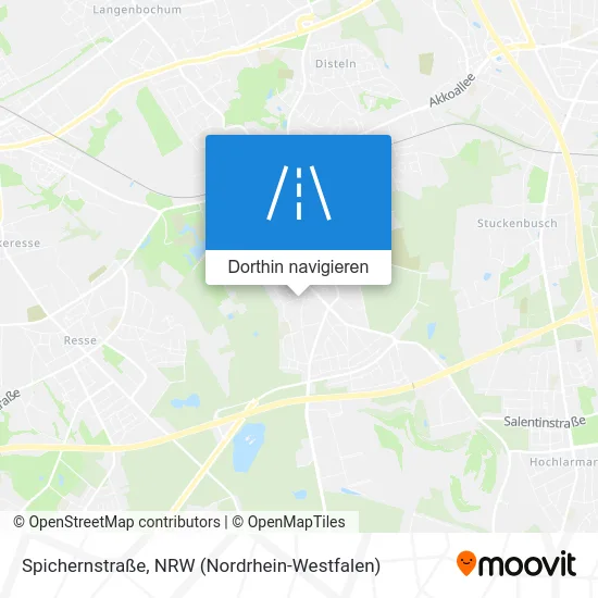 Spichernstraße Karte