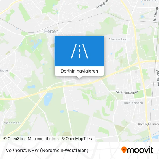 Voßhorst Karte
