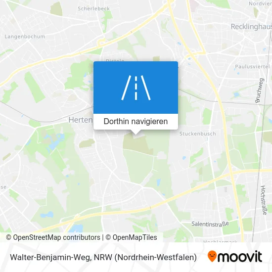 Walter-Benjamin-Weg Karte