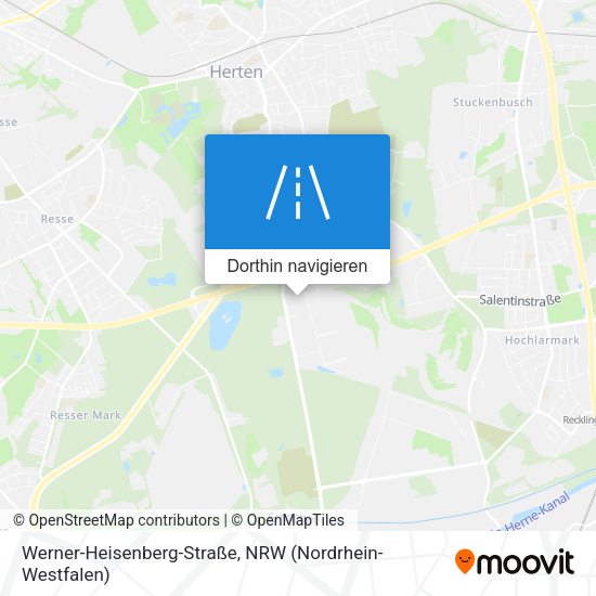 Werner-Heisenberg-Straße Karte