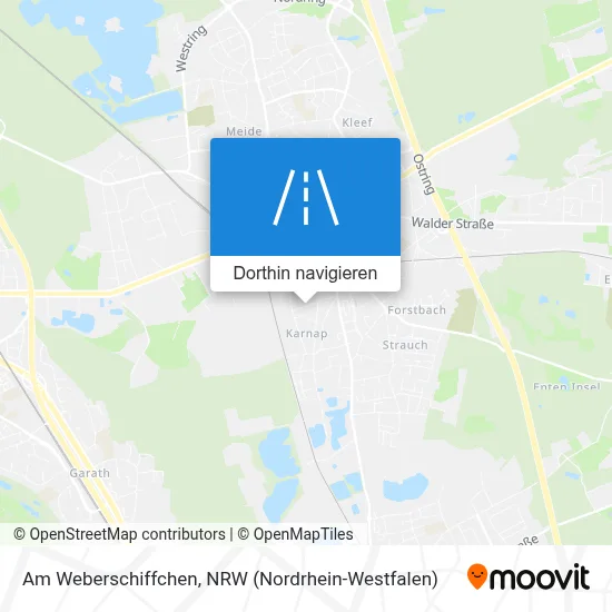 Am Weberschiffchen Karte