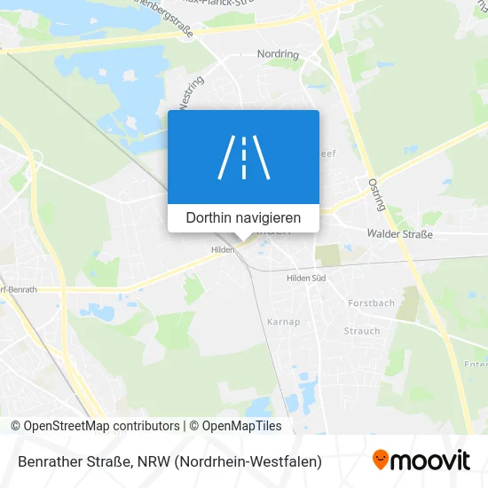 Benrather Straße Karte