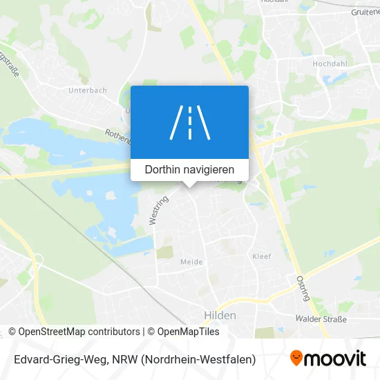 Edvard-Grieg-Weg Karte