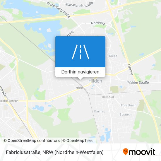Fabriciusstraße Karte