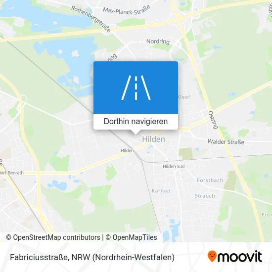 Fabriciusstraße Karte