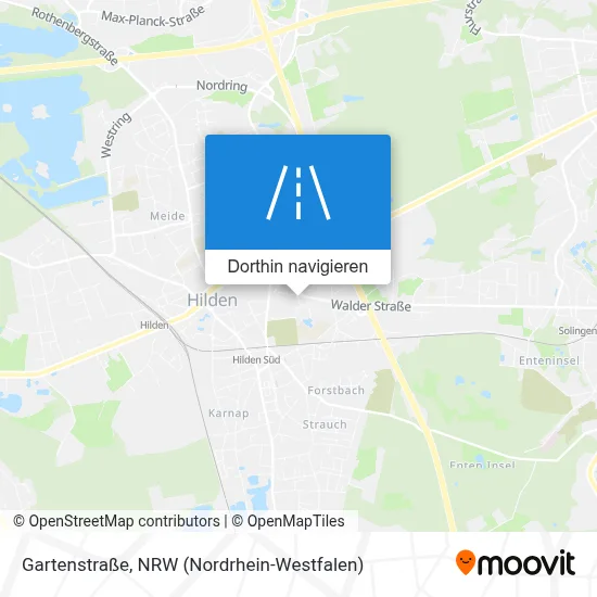 Gartenstraße Karte