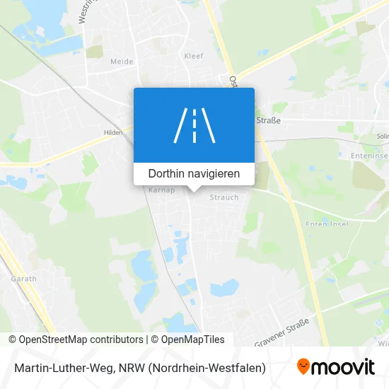 Martin-Luther-Weg Karte