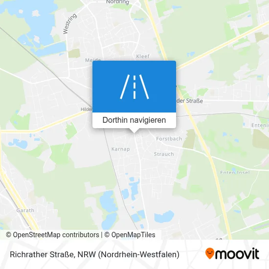 Richrather Straße Karte
