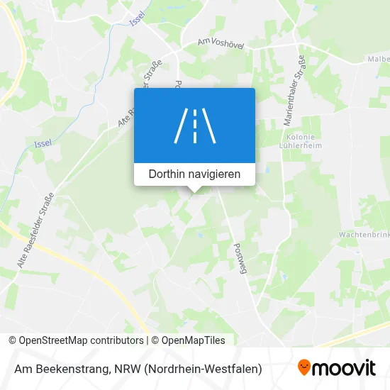 Am Beekenstrang Karte